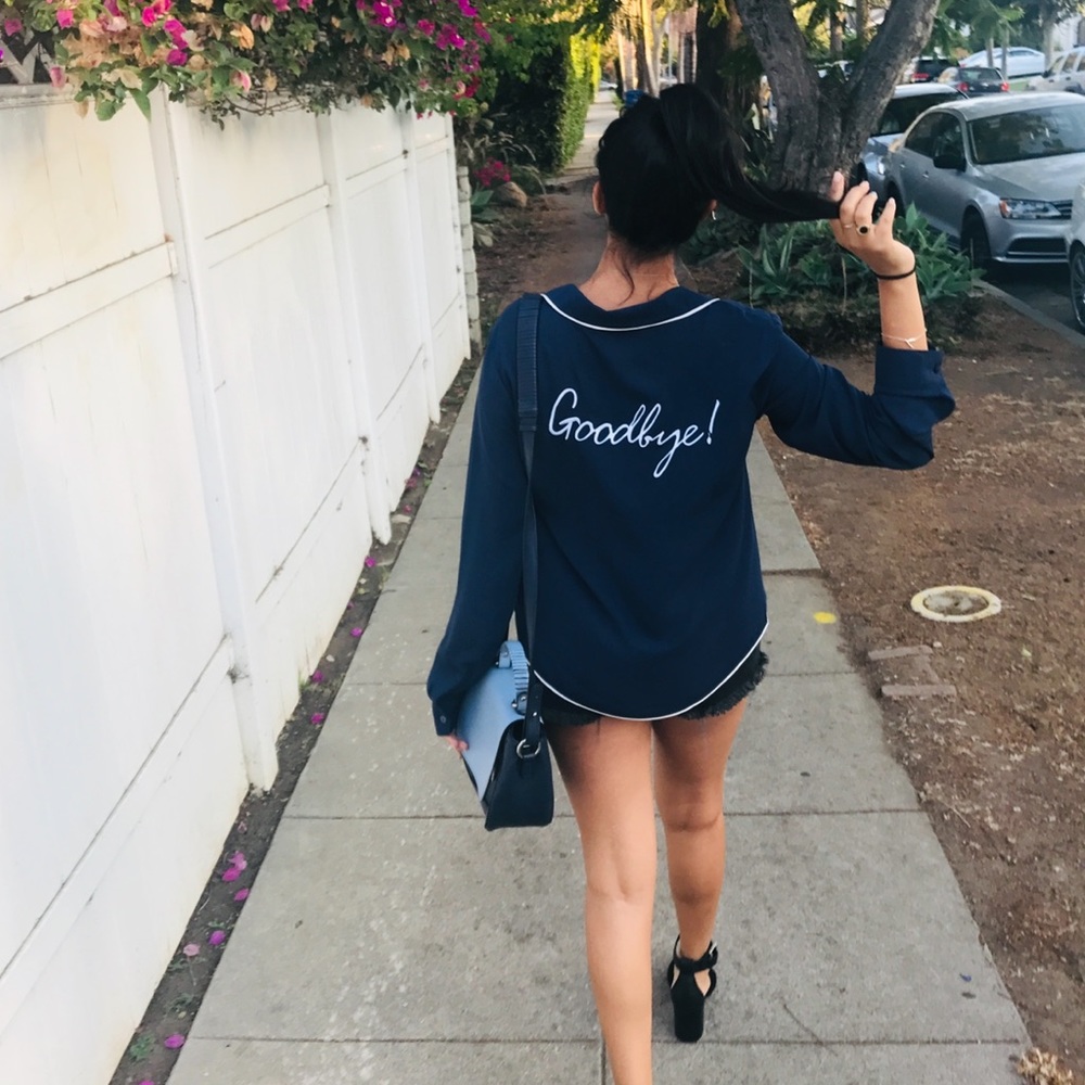 Forever 21 “Goodbye” Blouse